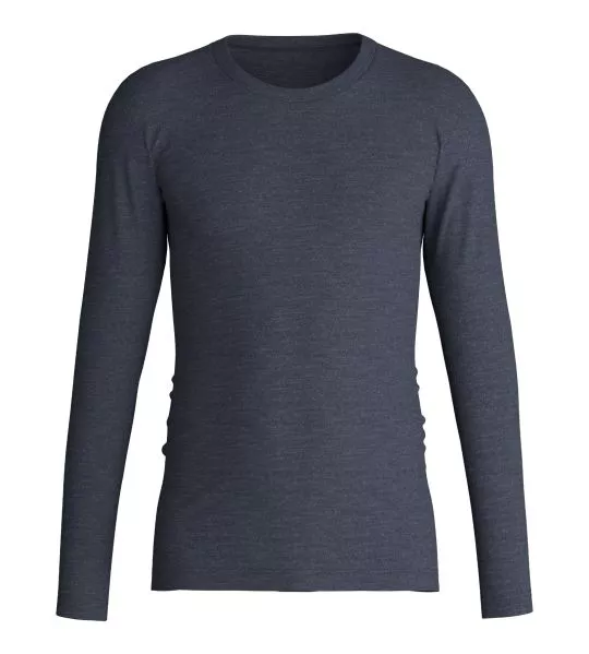 Pull fin en Laine & Soie pour homme Wool & Silk Dark Sapphire
