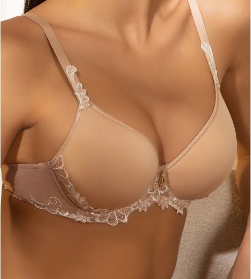 Souien gorge Plunge Spacer Dressing Floral Ambre Nacre