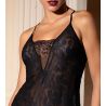 Nuisette noire en dentelle Charme Secret