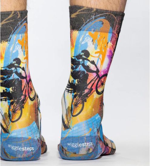 Socken Mann Zyklus springen