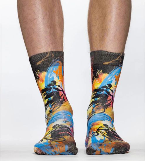 Socken Mann Zyklus springen