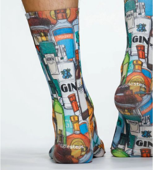 Harte Getränke Mann Socken