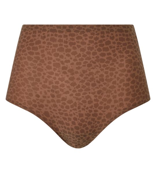 Culotte Maxi grande taille léopard Softstretch Brun Sauvage