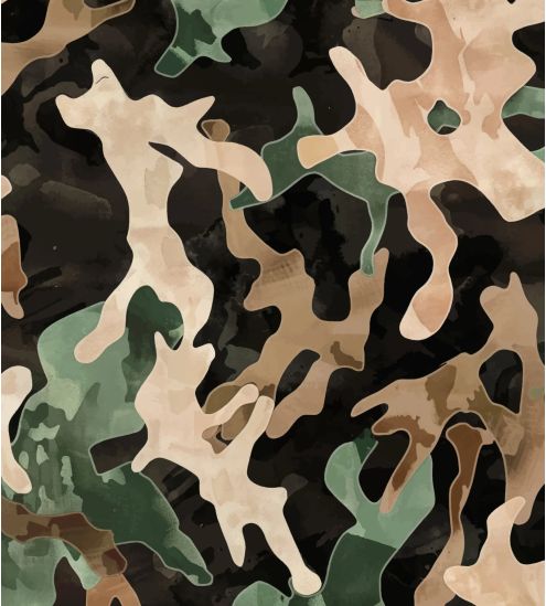 Boxer homme imprimé militaire Camox