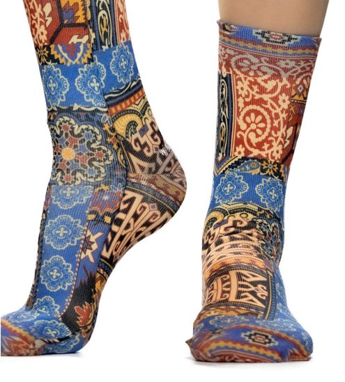 Chaussettes femme Carpet imprimé multicolore