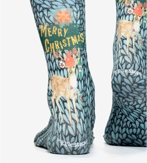 Chaussettes de Noël avec faon Xmas Deer 