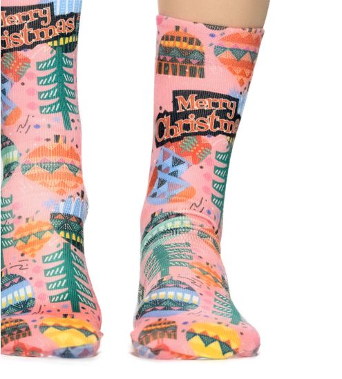 Chaussettes de Noël fun Christmas multicolore