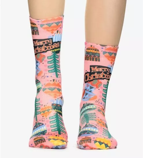 Chaussettes de Noël fun Christmas multicolore