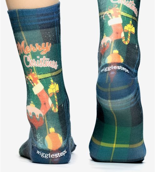 Chaussettes à carreaux de Noël Christmas Check