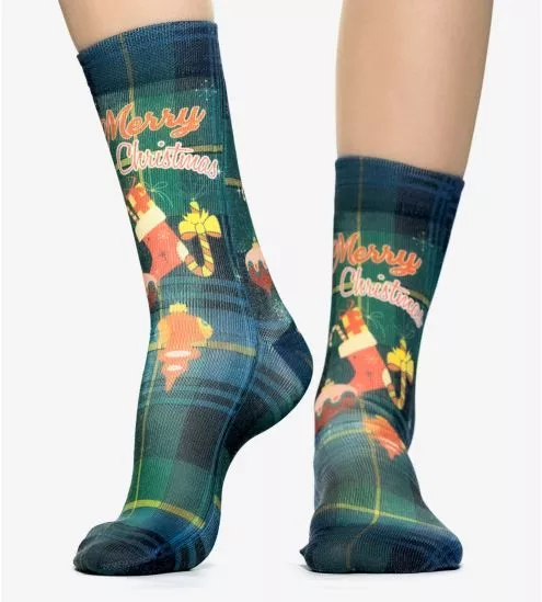 Christmas Check Socks...