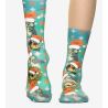 Chaussettes de Noël chats rétro Xmas Cat