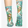 Chaussettes de Noël chats rétro Xmas Cat