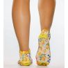 Chaussettes courtes imprimé citron Sicily