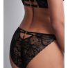 Slip italien noir en dentelle After Hours