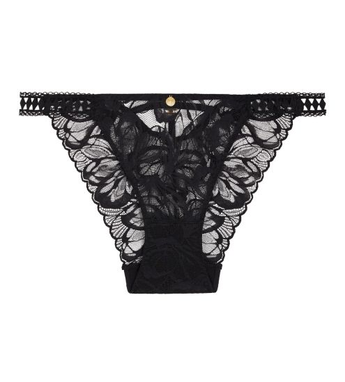 Slip italien noir en dentelle After Hours