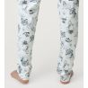 Pyjama femme motifs hivernaux Swiss Resort Cascade Blue