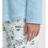 Pyjama femme motifs hivernaux Swiss Resort Cascade Blue