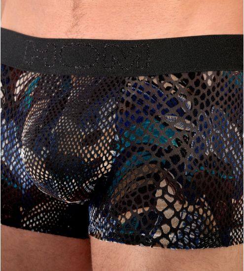 Boxer court homme motif animal Cobra