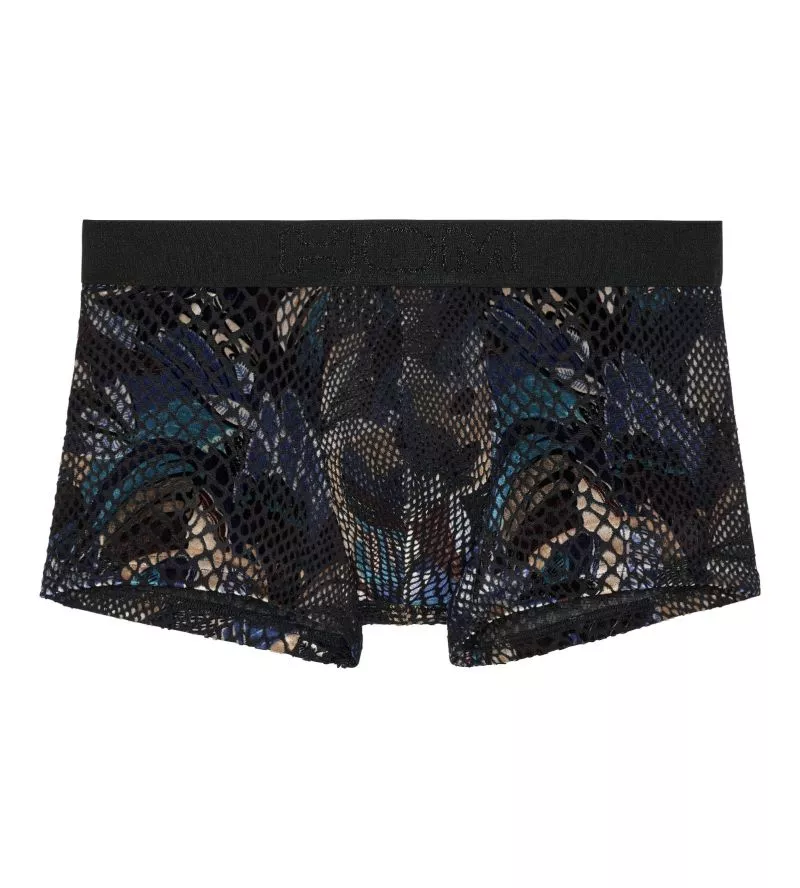 Boxer court homme motif animal Cobra