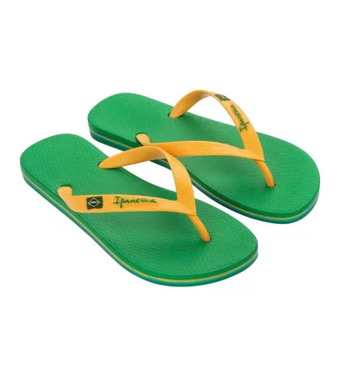 Tongs Class Brazil Jaune/Vert Brésil