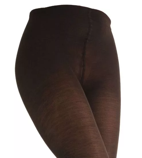 Collant en Laine Mérinos 60% Marron