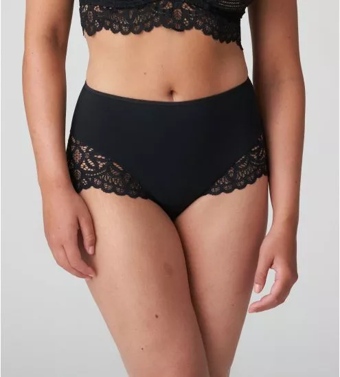 Culotte haute en dentelle First Night Noir