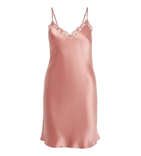 Nuisette en soie Rose Fumé Love Me