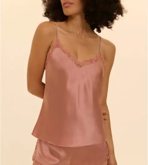 Caraco silk pink smoked...