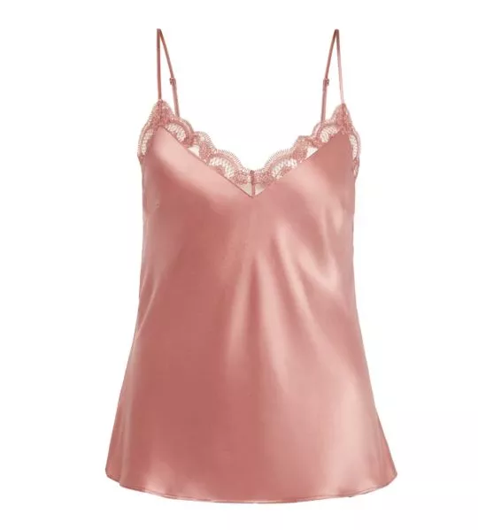 Caraco en soie Rose Fumé Love Me