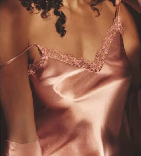 Caraco silk pink smoked...