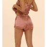Short de nuit en soie Rose Fumé Love Me