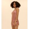 Short de nuit en soie Rose Fumé Love Me