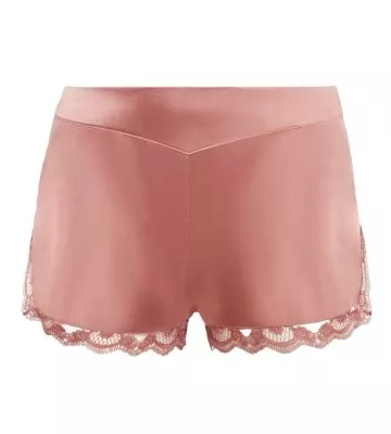 Short de nuit en soie Rose Fumé Love Me