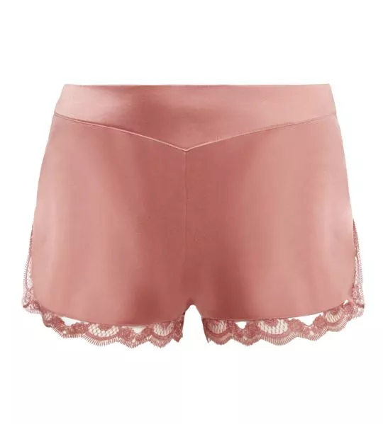 Short de nuit en soie Rose Fumé Love Me
