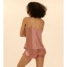 Short de nuit en soie Rose Fumé Love Me