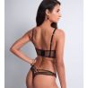 Tanga Black mit Kupfer-Sohn Cosmic Romance Black Star