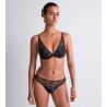 Schwarzer italienischer Slip mit Cirrus Fils Cosmis Romance Black Star