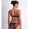 Schwarzer italienischer Slip mit Cirrus Fils Cosmis Romance Black Star