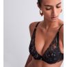 Bra Plunge Cosmic Romance Black Star