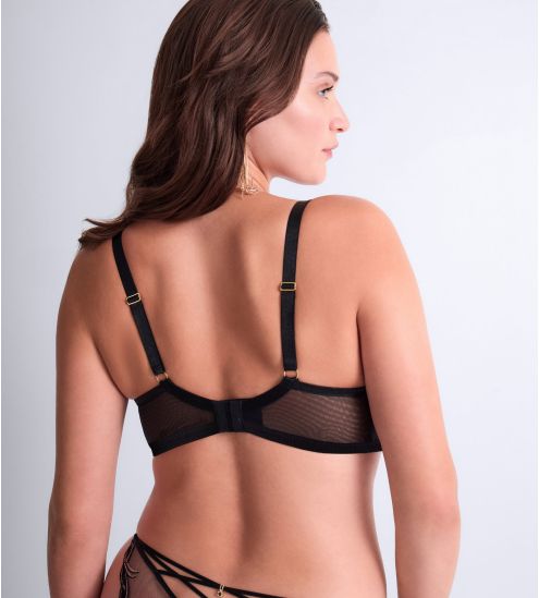 Bra Plunge Cosmic Romance Black Star