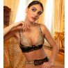 Soutien-gorge triangle Glam avec armatures Sublime en Or Noir Éclat