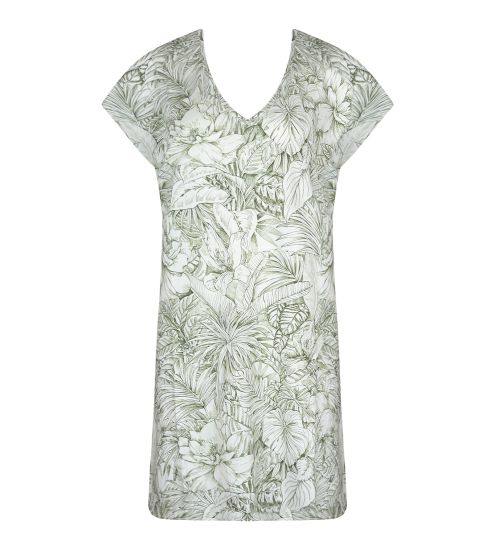 Nuisette manche courte femme Échappée Green Toile Green