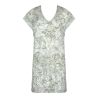 Nuisette manche courte femme Échappée Green Toile Green