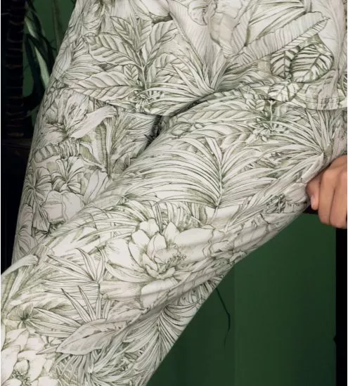 Pantalon d'intérieur femme Échappée Green Toile Green