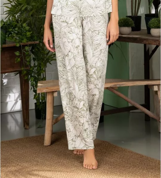 Interior pants Female escaped green canvas green