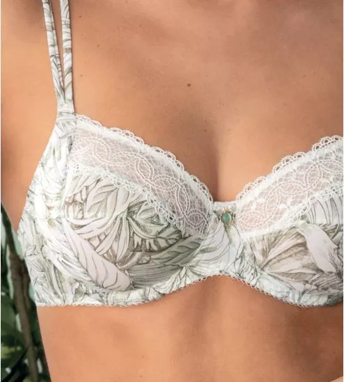 Soutien-gorge emboîtant Échappée Green Toile Green