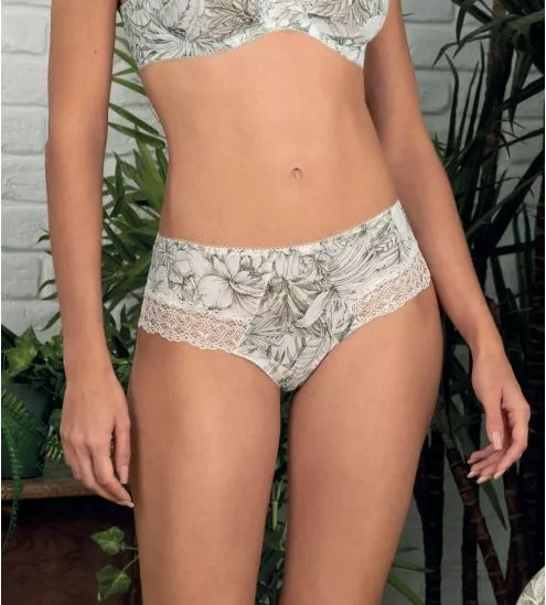 Culotte shorty Échappée Green Toile Green