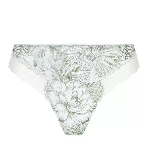 Slip Échappée Green Toile Green