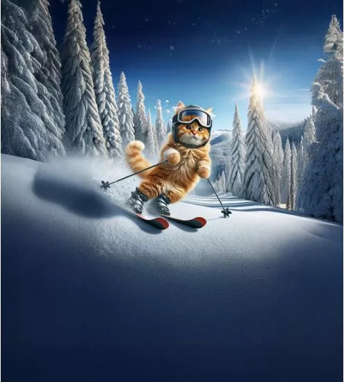 Boxer long homme imprimé Miaouski