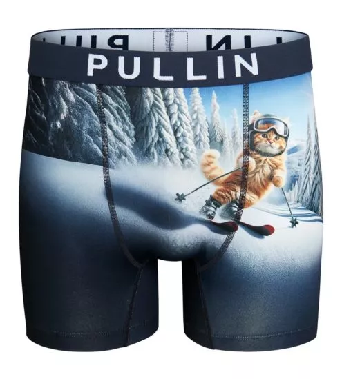 Boxer long homme imprimé Miaouski